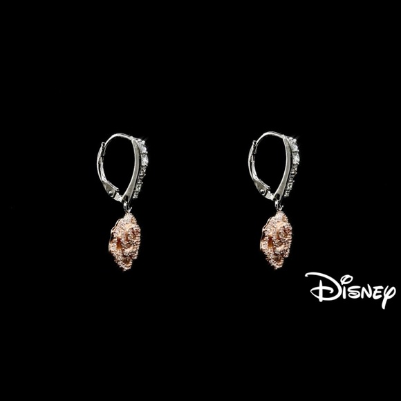 18k Gold Disney Beauty and the Beast Earrings - Picture 7 of 13